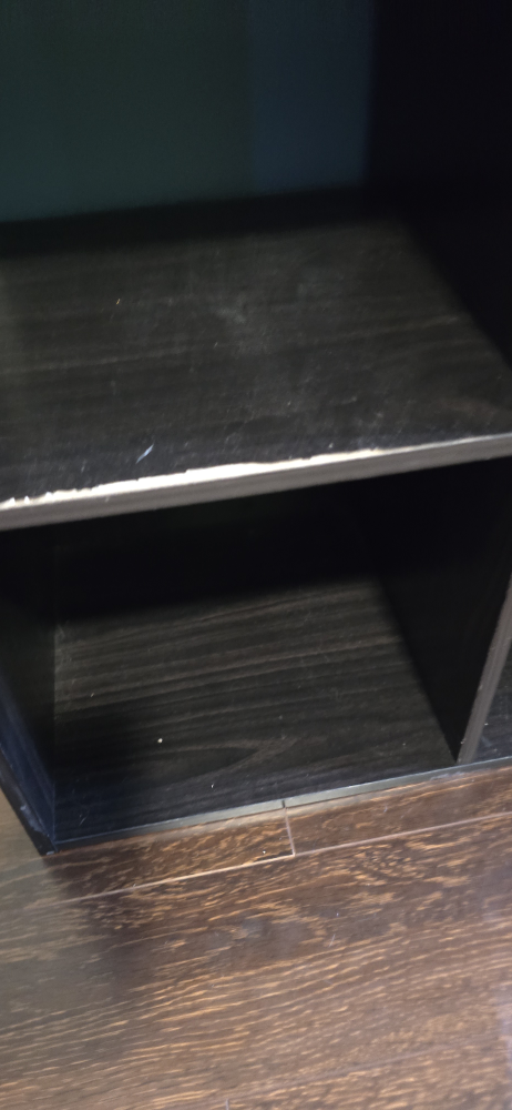 Black 6-Cube Storage Shelf - photo 3