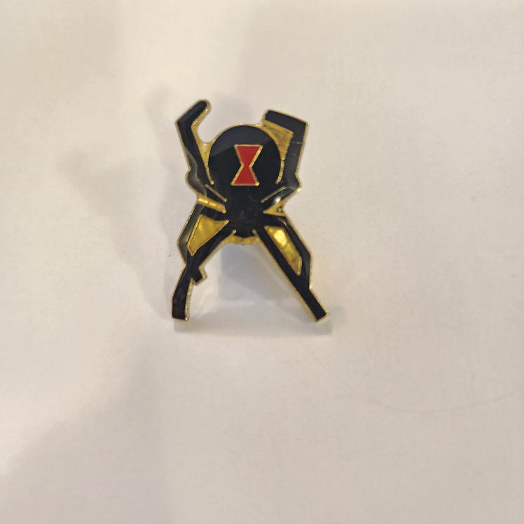 Black Widow Enamel Pin