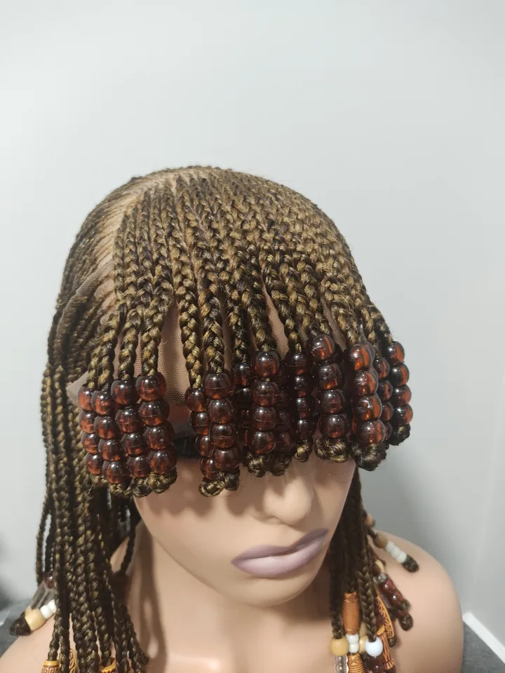 Braided wig with beads image indicator(5)