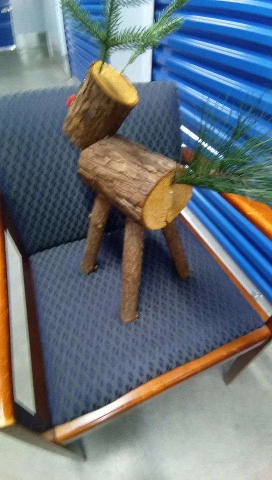 🧡Handmade Wooden Reindeer Christmas Decoration image indicator(3)