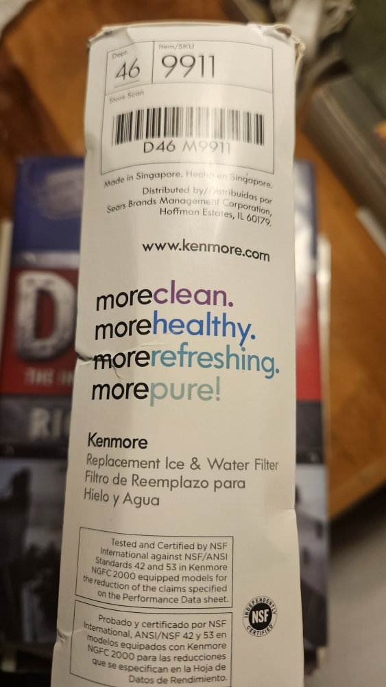 Kenmore Replacement Ice & Water Filter - photo 3