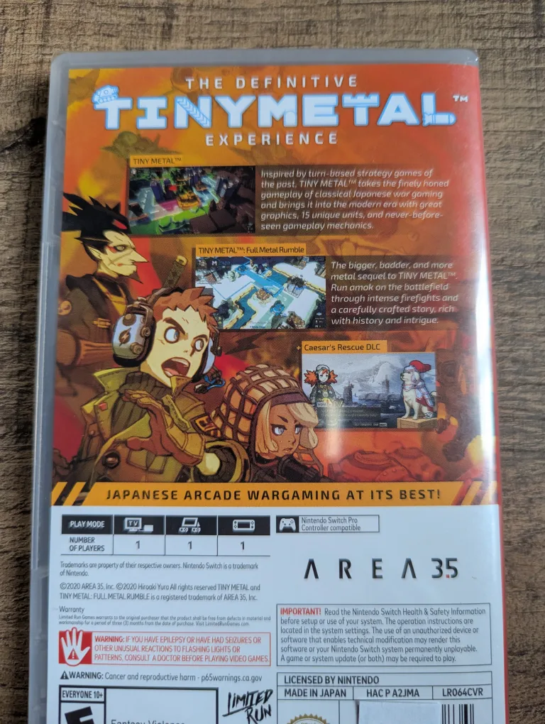 Nintendo Switch Tiny Metal Ultimate image indicator(2)