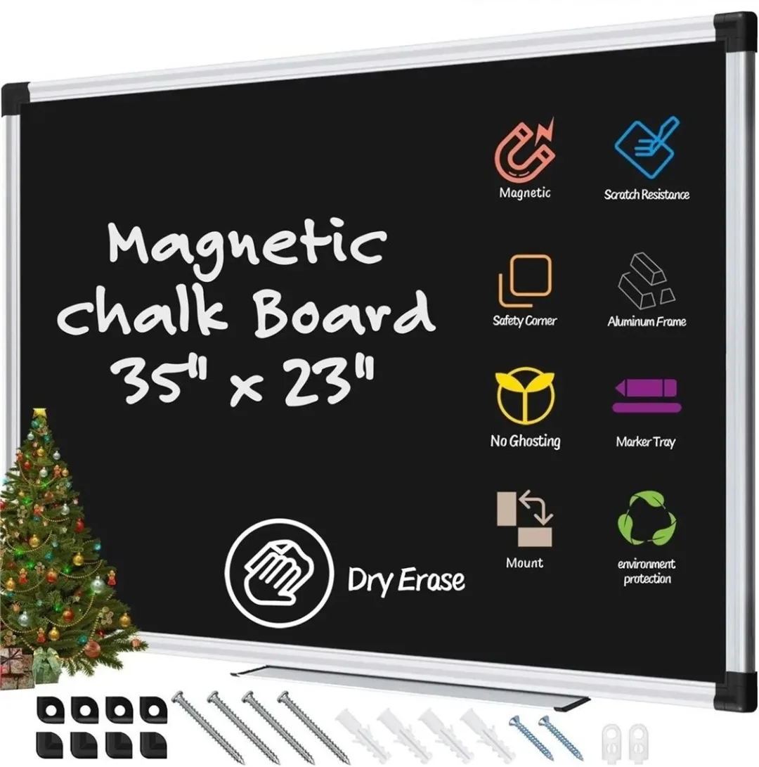 Foldable Black Board/Magnetic, 45" x 30" - - NEW!!! thumbnail