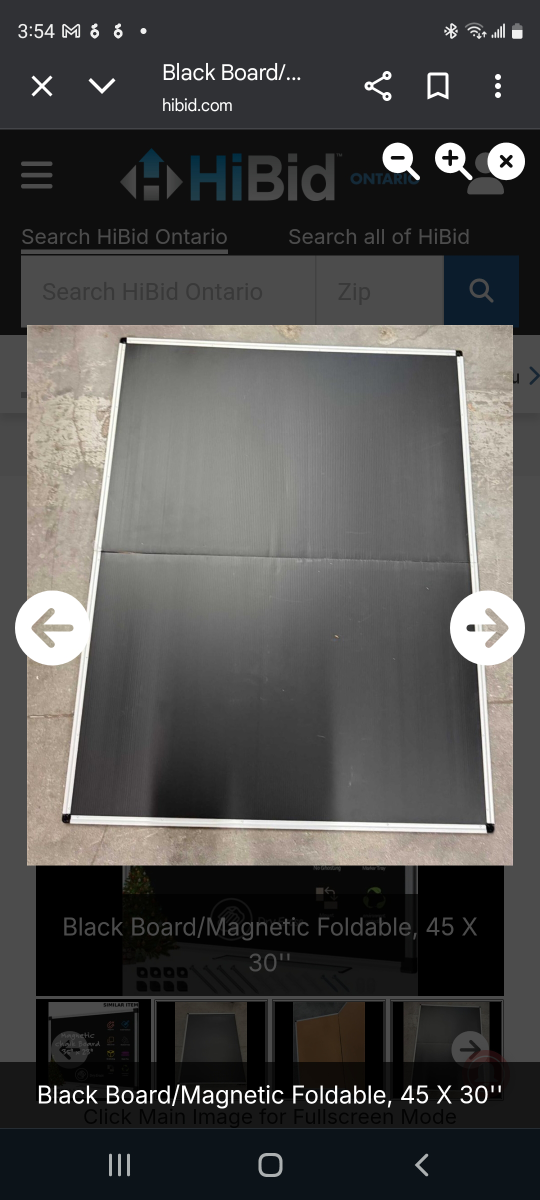Foldable Black Board/Magnetic, 45" x 30" - - NEW!!! - photo 3