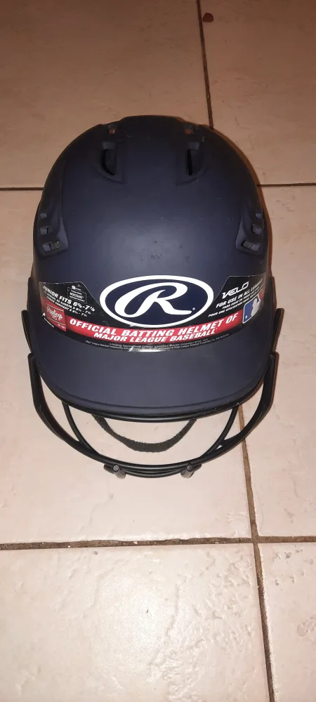 Rawlings Velo Baseball Batting Helmet - Junior Size thumbnail