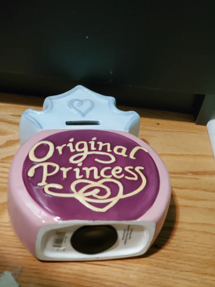 Disney Original Princess Ceramic Coin Bank (Pink) (Piggy bank) image indicator(5)