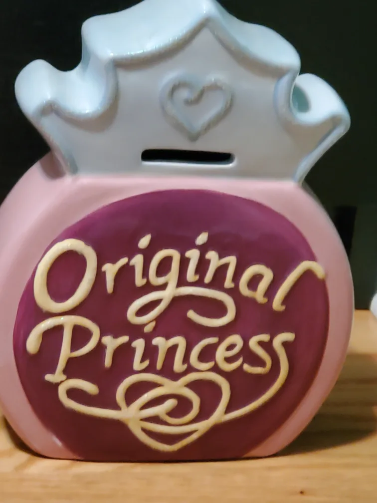 Disney Original Princess Ceramic Coin Bank (Pink) (Piggy bank) image indicator(6)