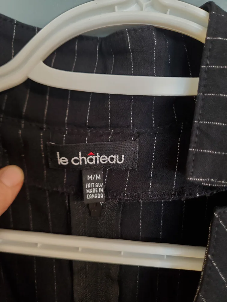 Le Chateau Pinstripe Dress - Size M image indicator(4)