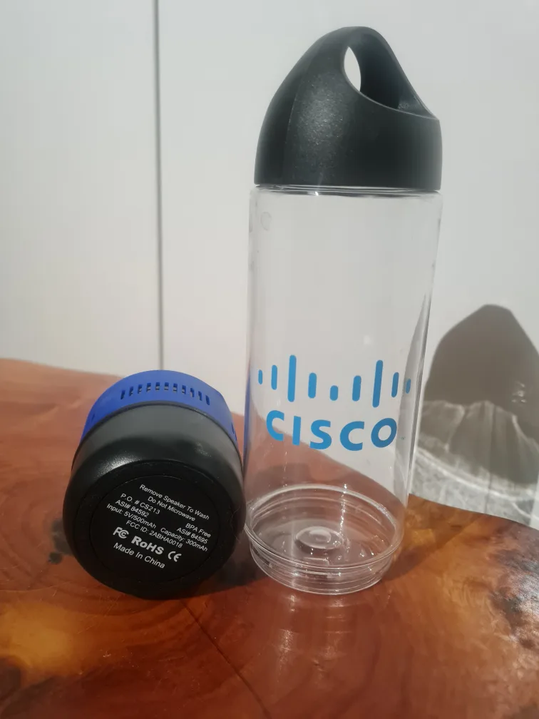 Cisco Water Bottle with Bluetooth Speaker image indicator(3)
