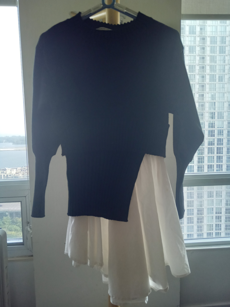 Platboon Black & White Knit Top - photo 2