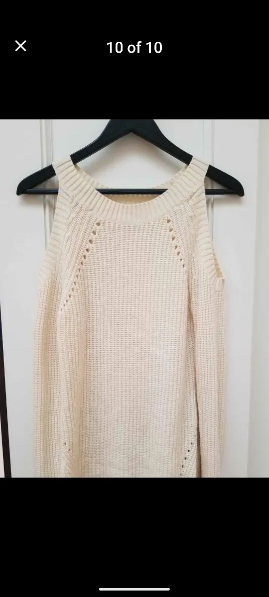 Olivia Palermo Cold Shoulder Sweater thumbnail