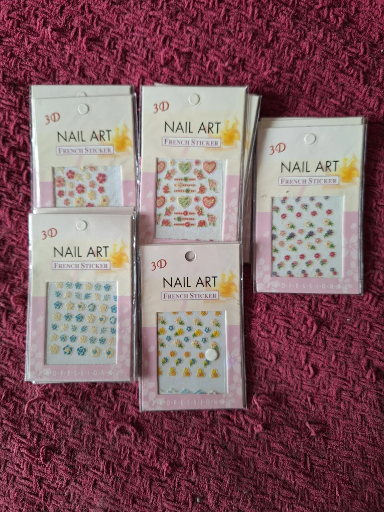 3D Nail Art French Stickers - New thumbnail