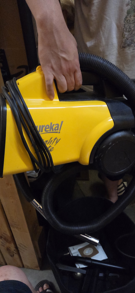 Eureka Mighty Mite Canister Vacuum - Yellow