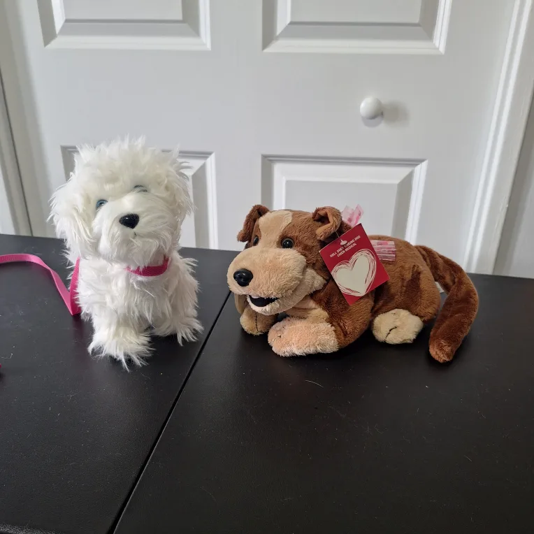 Plush Dogs - Roll Over Rover & White Dog thumbnail