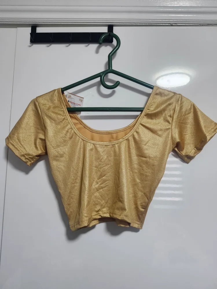 BNWOT Gold Coloured Blouse thumbnail