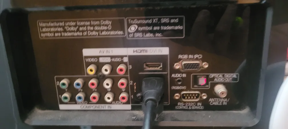 LG 55LH90 55" LCD TV image indicator(2)