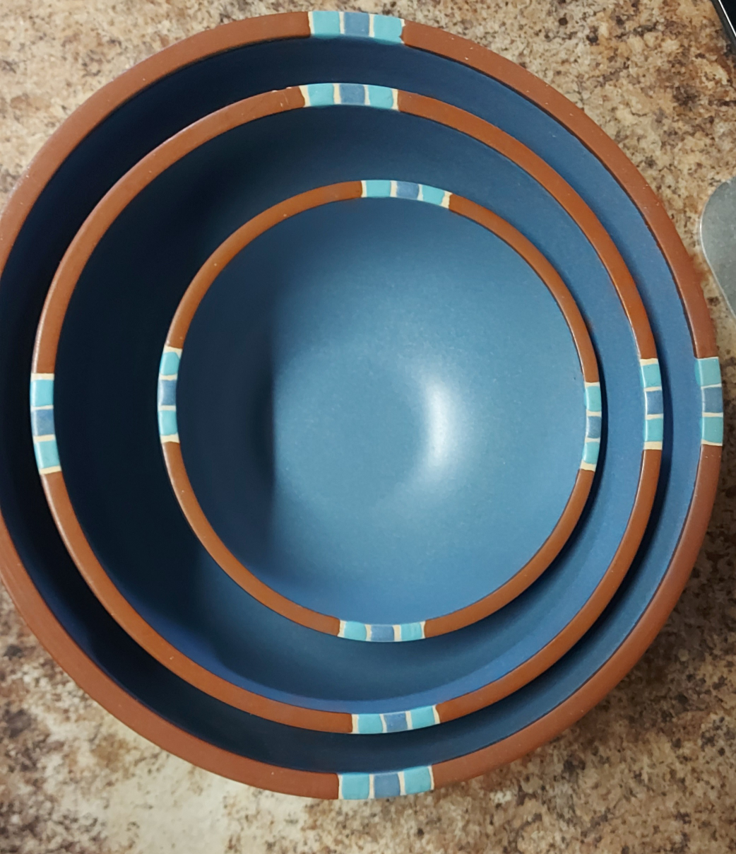 Set of 3 Ceramic Decorative Bowls (Cash only)