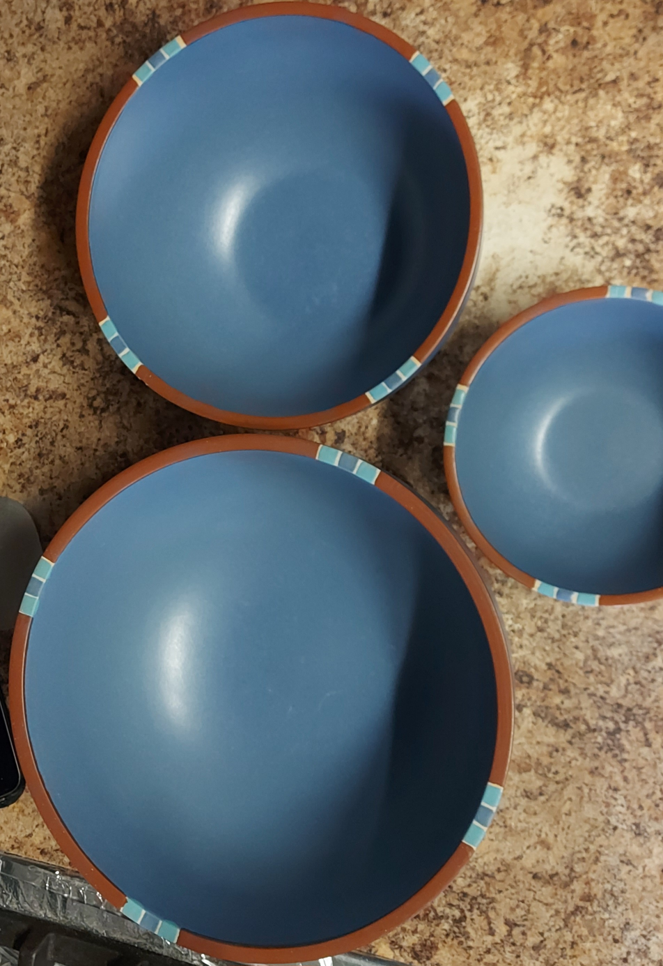Set of 3 Ceramic Decorative Bowls (Cash only) - photo 2