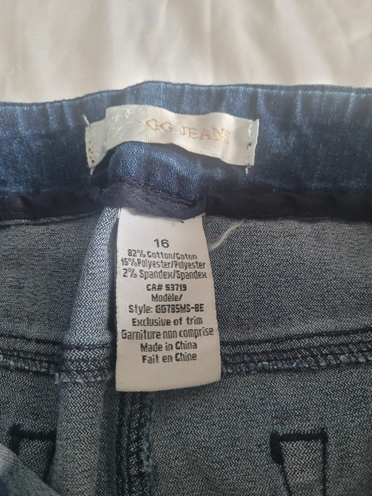 GG Jeans Denim Shorts - Size 16 - photo 3