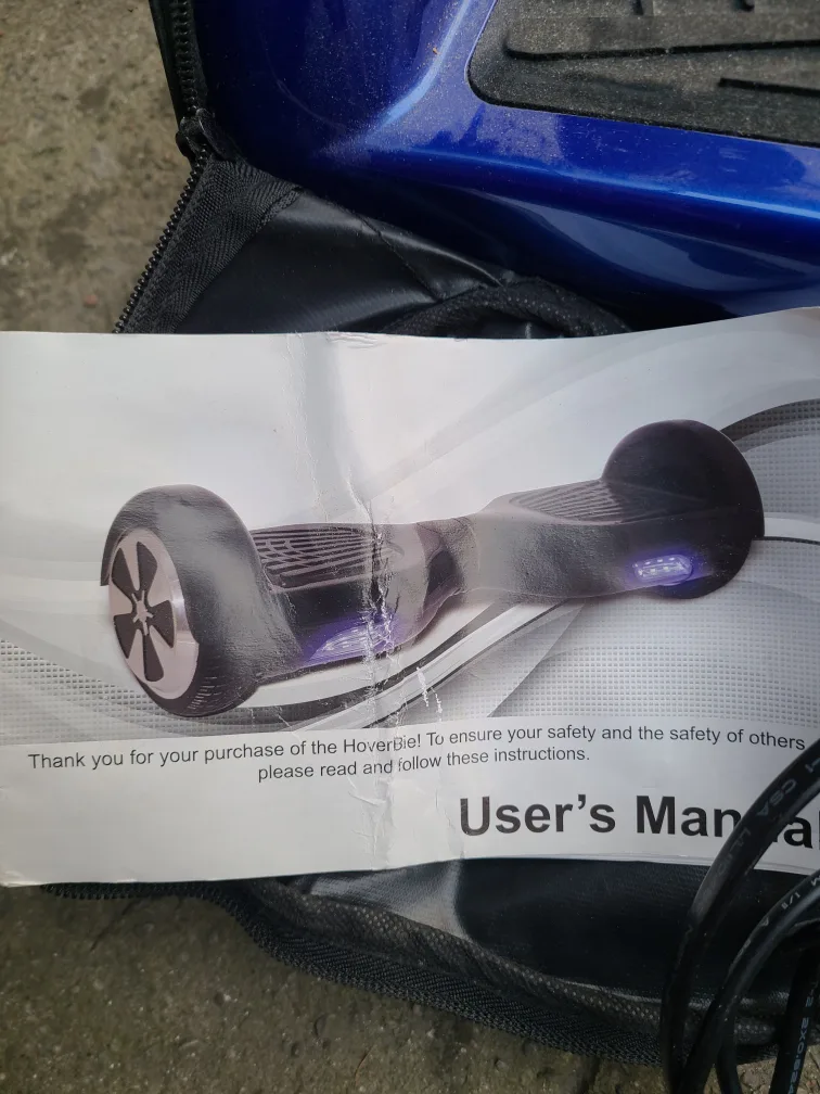 Hoverbie Hoverboard w/ Charger & Manual image indicator(3)