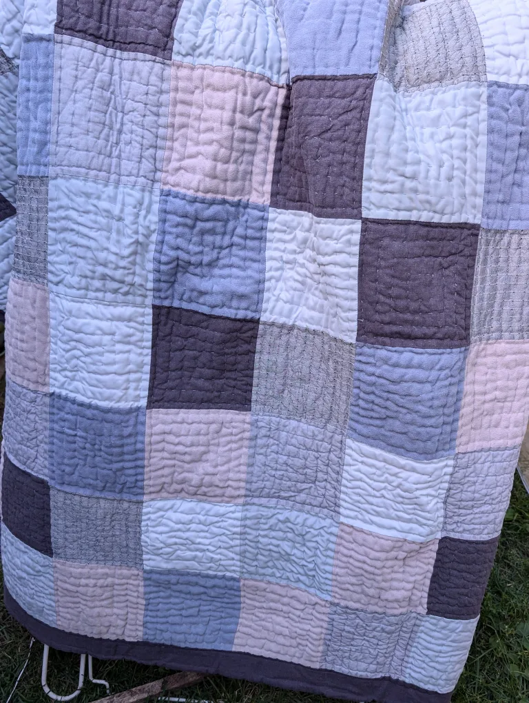 Sunham Home Fashions Quilt QUEEN SIZE used good cond thumbnail
