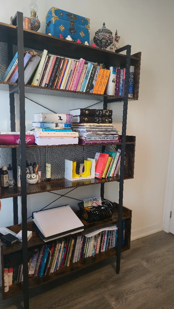 Industrial Style Bookshelf - 71 inches tall thumbnail