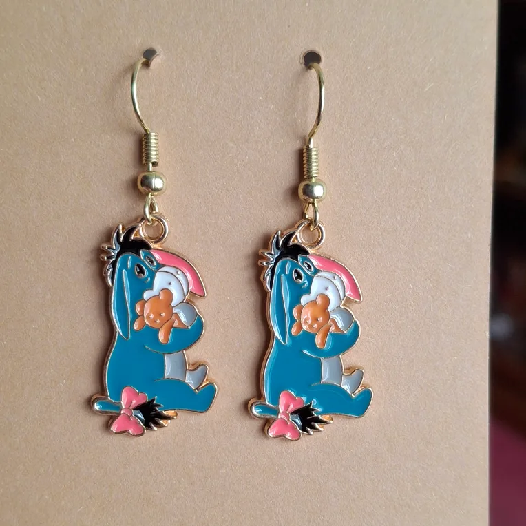 Eeyore Winnie the Pooh Earrings thumbnail