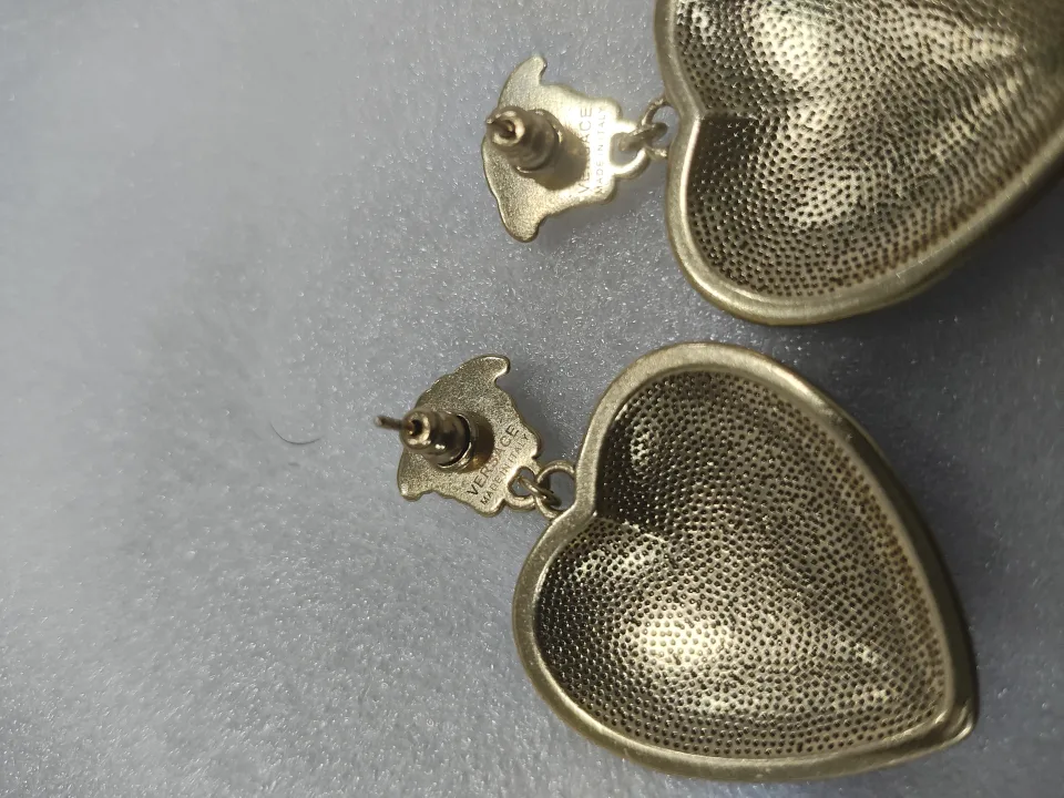 Versace Heart Drop Earrings (Sales) image indicator(6)