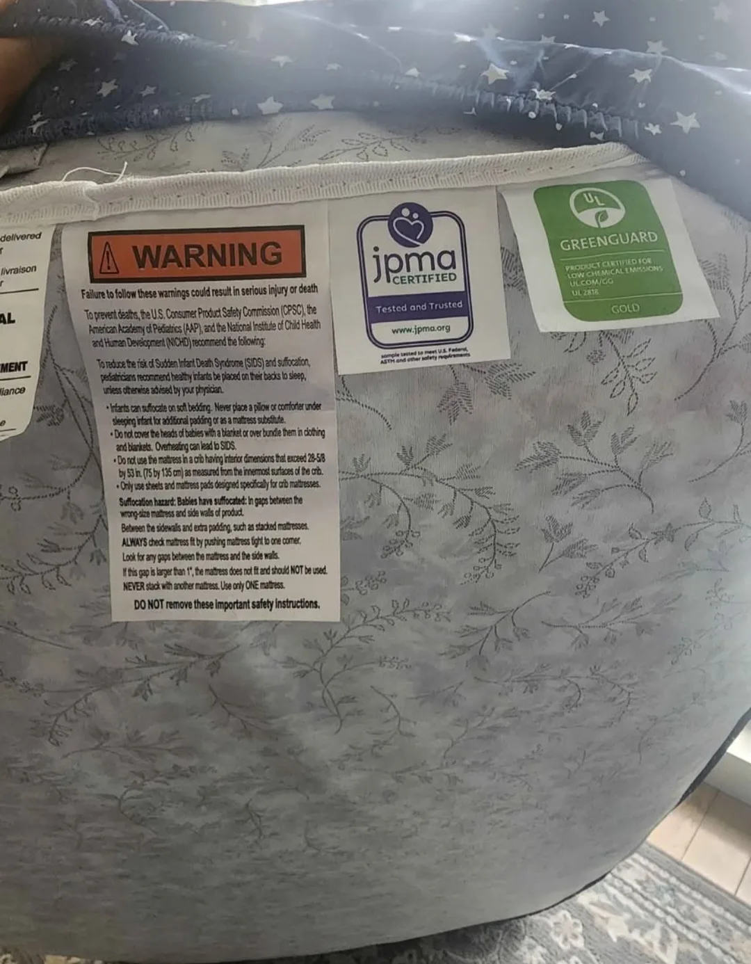 Dream On Me 88-Coil Inner Spring Crib Mattress image indicator(3)