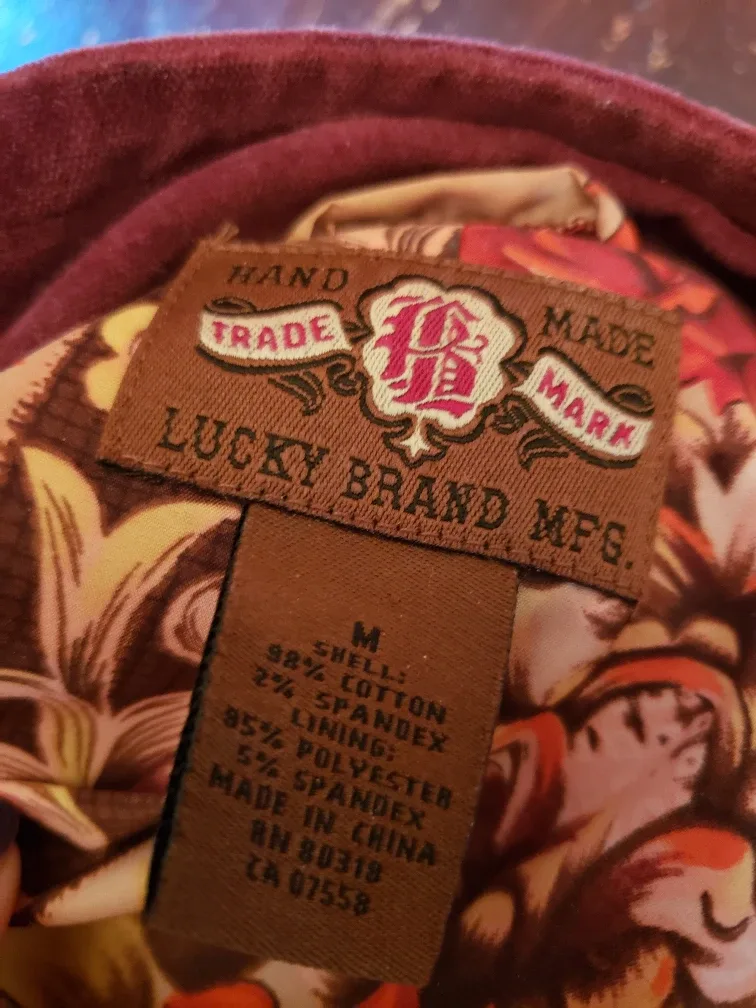 Lucky Brand Velvet Jacket - Size M image indicator(3)