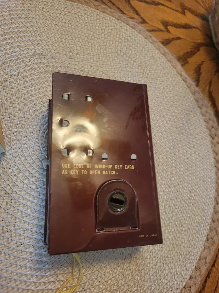 Rare.Antique Japanese Wind Up Toy Coin Bank - How to Get Wealthy image indicator(6)