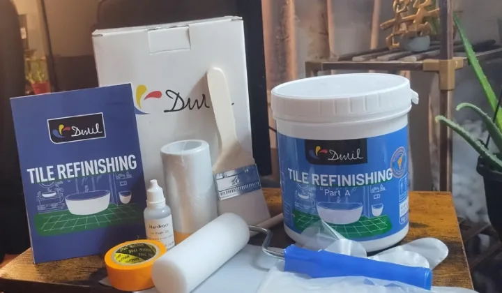 Dwil Tub & Tile Refinishing Kit 1 Kg/ 40-50 sq. feet (2 coats). thumbnail