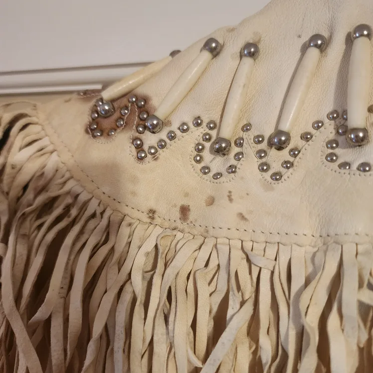 Moma Leather's Lamb Fringe Vest - Size XXL image indicator(7)