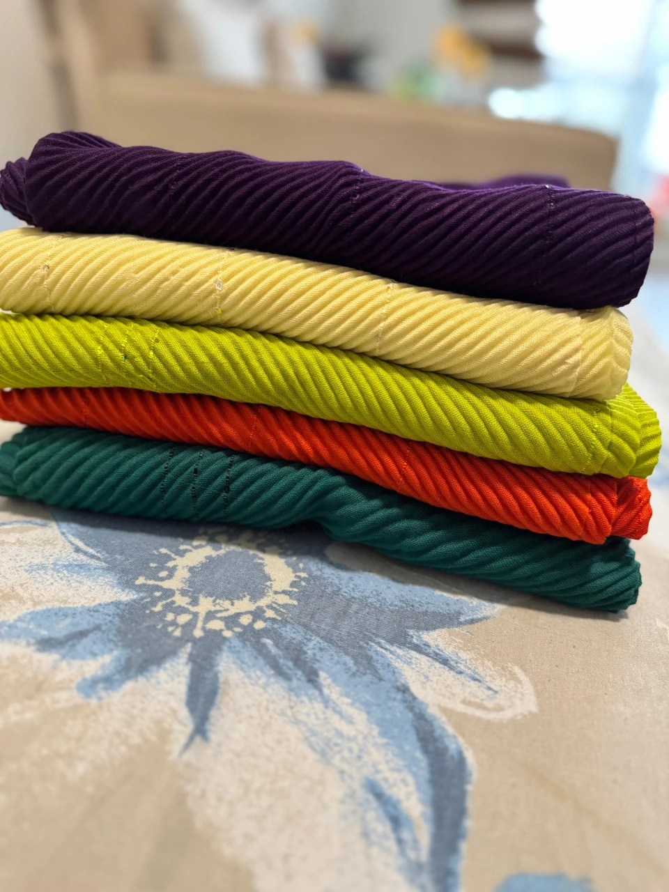 Pleated Scarves - Assorted Colours