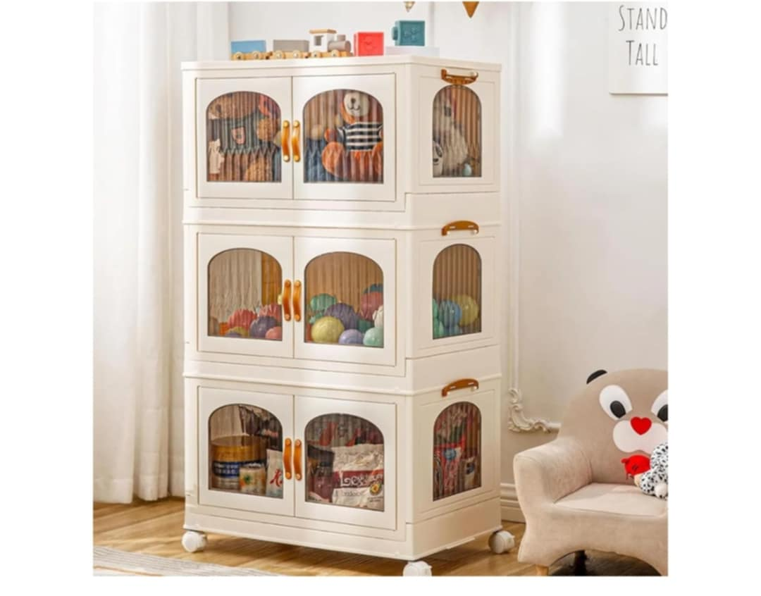 Rolling Storage Cabinet Organizer