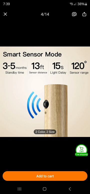 Intelligent Induction Light - Wall Mounted - photo 4