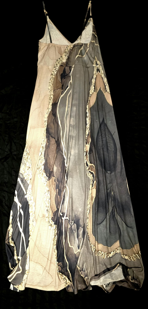 Abstract Pattern Maxi Dress