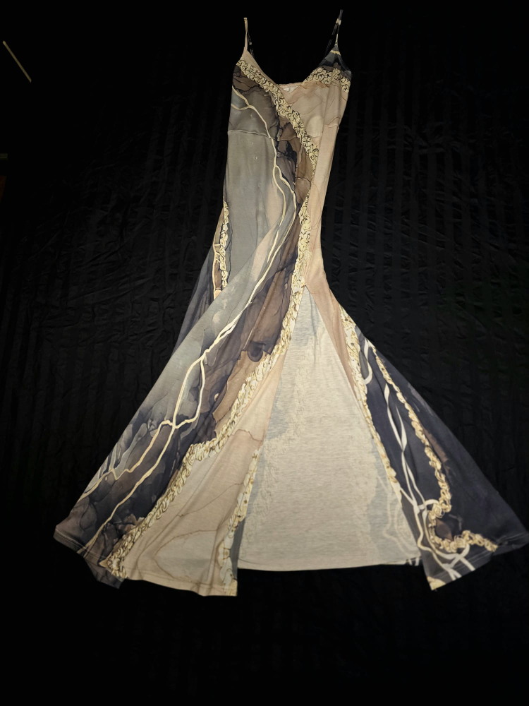 Abstract Pattern Maxi Dress - photo 3