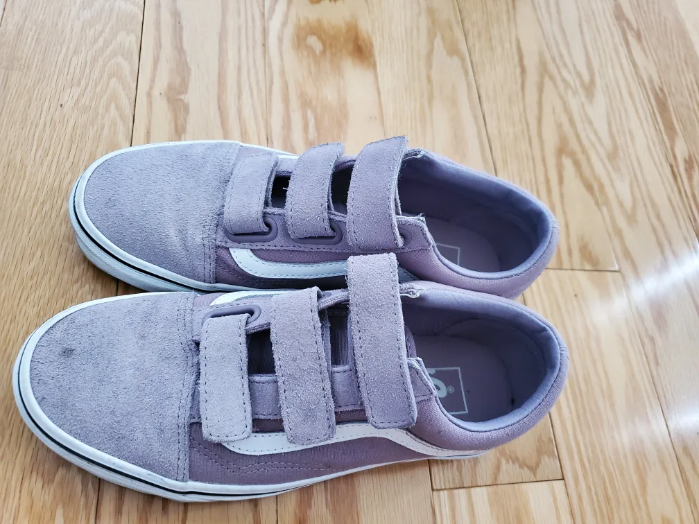 Vans Old Skool Lavender Velcro Shoes image indicator(4)