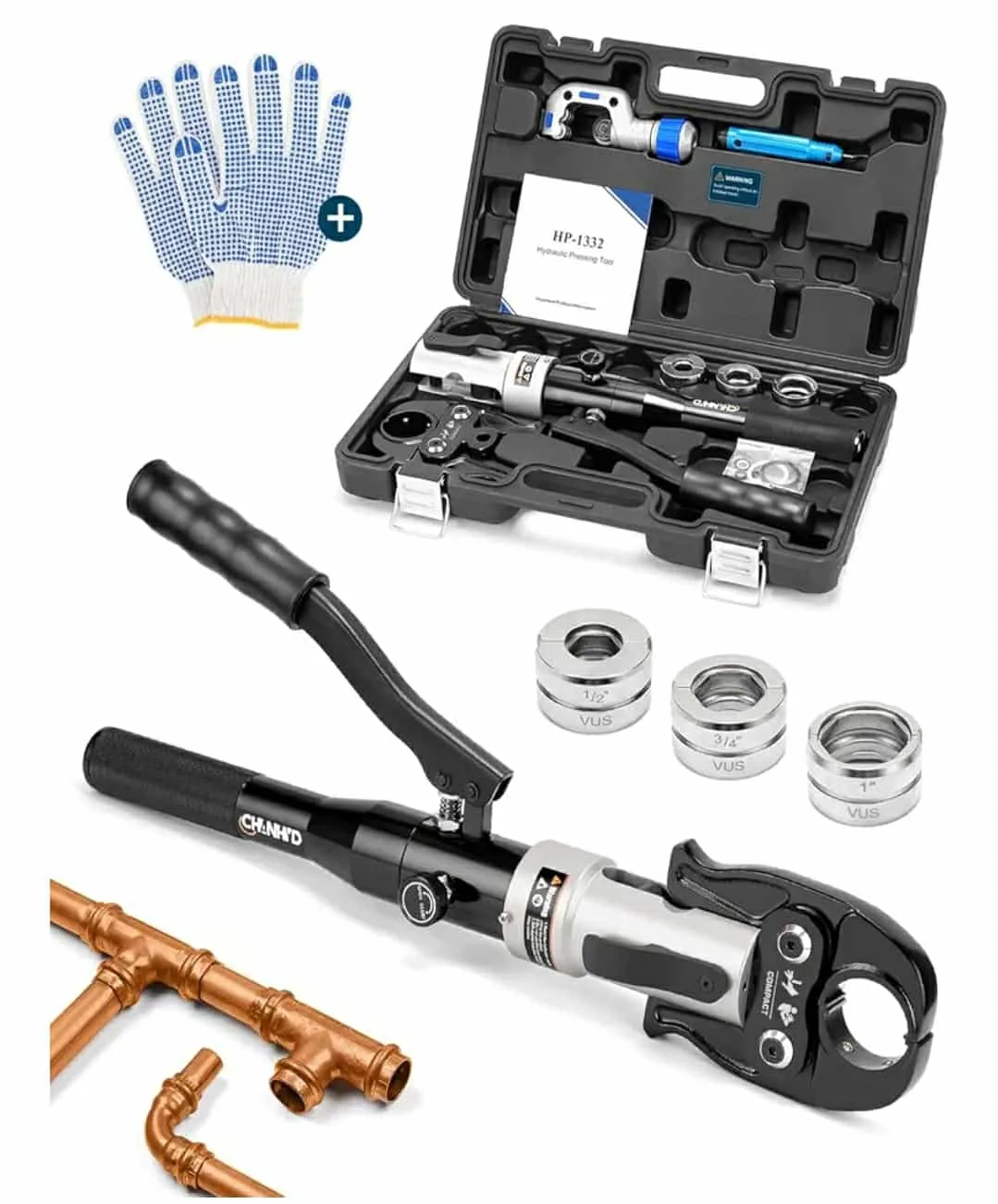 CHANHD HP-1332 Hydraulic Pressing Tool Kit thumbnail