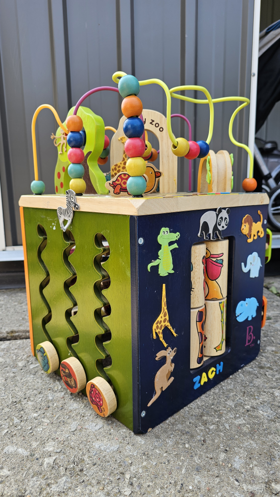 Zany Zoo Wooden Activity Cube - photo 2