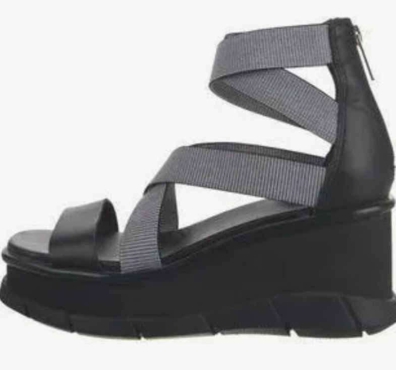 Sorel Black Wedge Sandals - Size 10 - photo 3