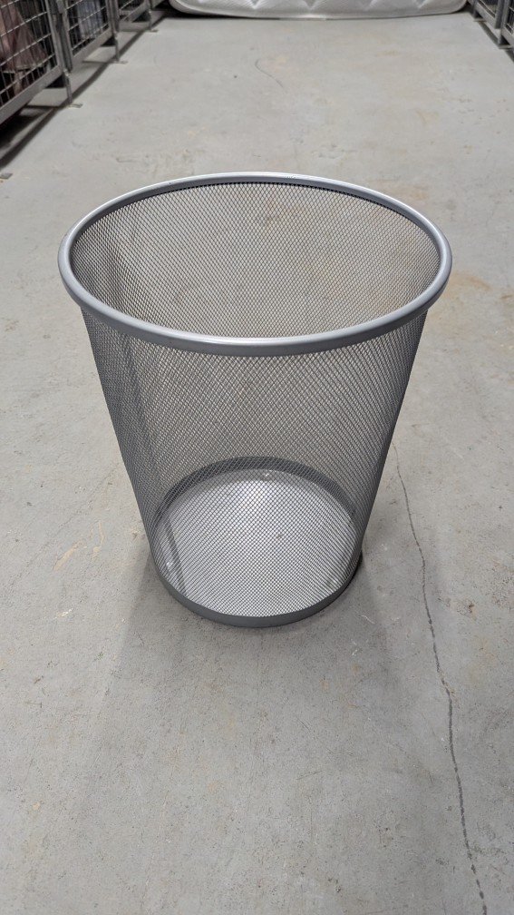 Mesh Wastebasket - Silver 🧡