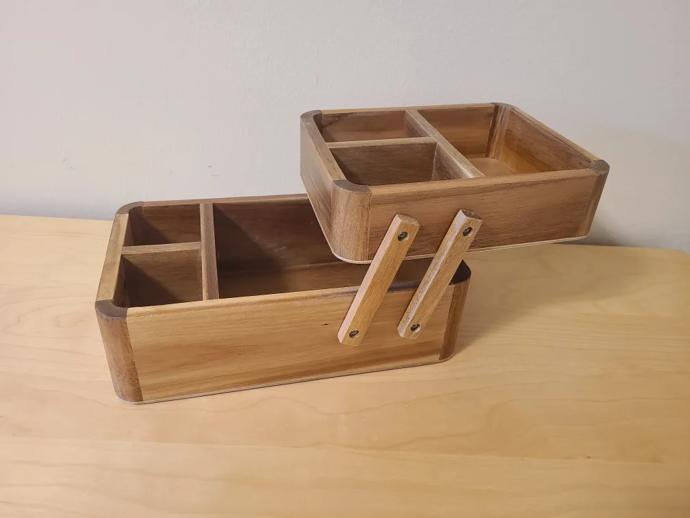 Wooden Sewing Box Organizer image indicator(2)