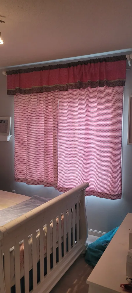 Pottery Barn Pink Window Curtain Set image indicator(2)