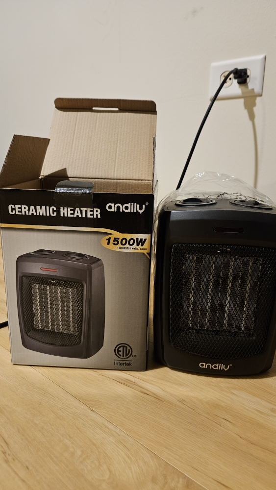 Andily Ceramic Heater + Fan