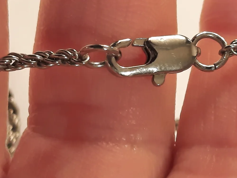 925 silver frame on red coral pendant with chain image indicator(8)