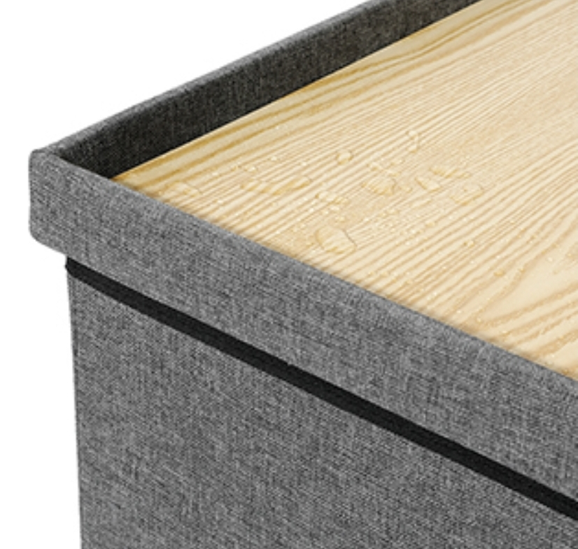 Storage Ottoman Cube - Brown color - photo 3