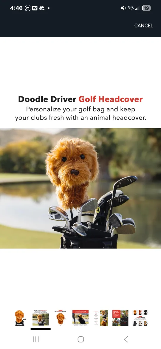 Doodle Driver Golf Headcover thumbnail