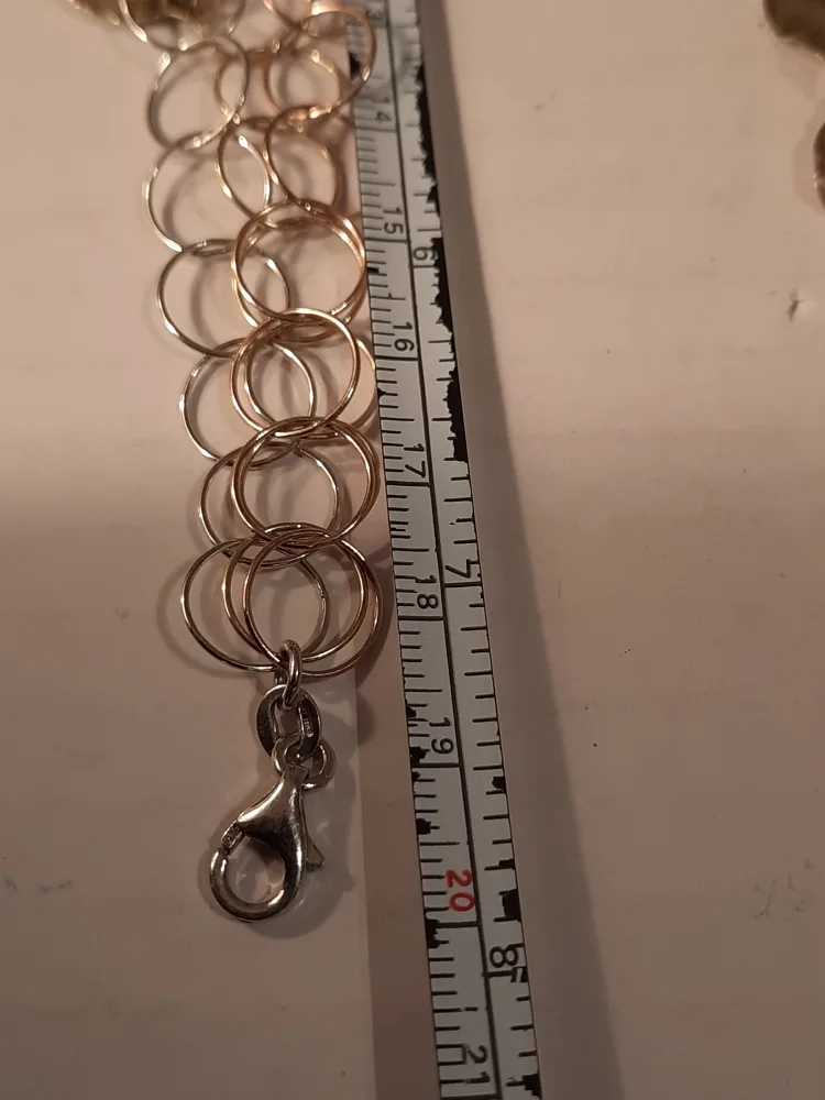 3 tone gold over 925 silver set neclase bracelet image indicator(9)